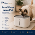 Keenharm™ PureStream Modern Pet Water Fountain