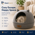 Keenharm™ SnugglePod Enclosed Cat Bed