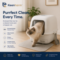 Keenharm™ CleanSphere Covered Litter Box